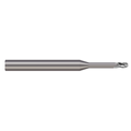 Micro 100 End Mill, 3 Flute, Ball, 0.0500" Cutter dia, Length of Cut: 0.075" BEF-050-550-3